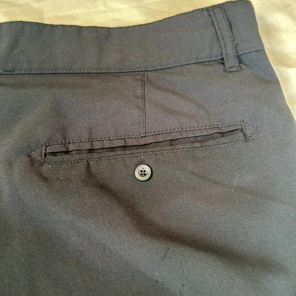 OP Flex 4 way stretch BLACK Flat Front Casual Shorts LIGHTWEIGHT and breathable